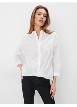 Mohito - Bawełniana koszula - biały ze sklepu Mohito w kategorii Koszule damskie - zdjęcie 170572659