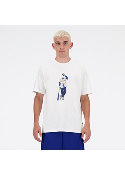 Koszulka męska New Balance MT41577SST – biała ze sklepu New Balance Poland w kategorii T-shirty męskie - zdjęcie 170573575