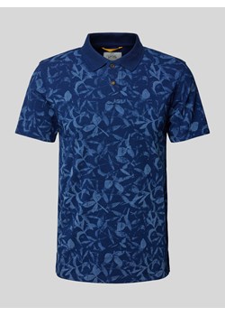 Koszulka polo o kroju slim fit z kwiatowym wzorem ze sklepu Peek&Cloppenburg  w kategorii T-shirty męskie - zdjęcie 170573899