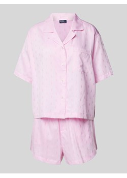 Piżama ze wzorem z logo na całej powierzchni ze sklepu Peek&Cloppenburg  w kategorii Piżamy damskie - zdjęcie 170573938