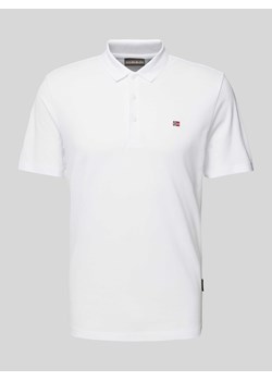 Koszulka polo o kroju slim fit z wyhaftowanym logo model ‘EALIS’ ze sklepu Peek&Cloppenburg  w kategorii T-shirty męskie - zdjęcie 170574089