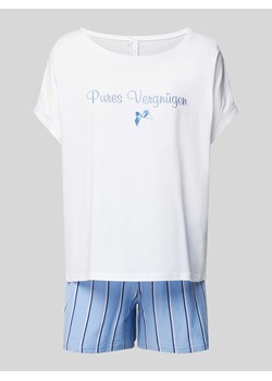 Piżama z wyhaftowanym napisem model ‘Pures Vergnügen’ ze sklepu Peek&Cloppenburg  w kategorii Piżamy damskie - zdjęcie 170574159