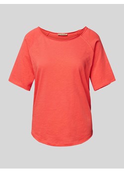 T-shirt w jednolitym kolorze ze sklepu Peek&Cloppenburg  w kategorii Bluzki damskie - zdjęcie 170574216