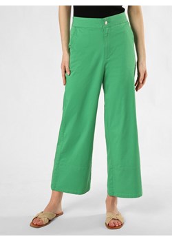 Marie Lund Spodnie Kobiety Bawełna zielony jednolity ze sklepu vangraaf w kategorii Spodnie damskie - zdjęcie 170577197
