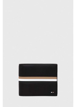 BOSS portfel męski kolor czarny ze sklepu ANSWEAR.com w kategorii Portfele męskie - zdjęcie 170578799