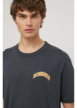 DC t-shirt bawełniany męski kolor szary z nadrukiem ADYZT05363 ze sklepu ANSWEAR.com w kategorii T-shirty męskie - zdjęcie 170578997