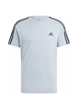 Koszulka męska Essentials Single Jersey 3-Stripes Adidas ze sklepu SPORT-SHOP.pl w kategorii T-shirty męskie - zdjęcie 170580905