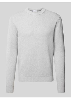 Sweter z dzianiny z okrągłym dekoltem model ‘DANE’ ze sklepu Peek&Cloppenburg  w kategorii Swetry męskie - zdjęcie 170581797