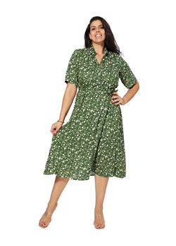 Aller Simplement Sukienka w kolorze zielonym ze sklepu Limango Polska w kategorii Sukienki - zdjęcie 170583025
