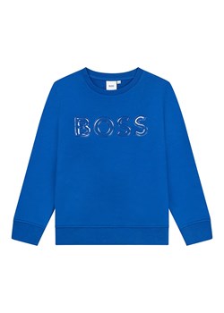Hugo Boss Kids Bluza w kolorze niebieskim ze sklepu Limango Polska w kategorii Bluzy dziewczęce - zdjęcie 170583225