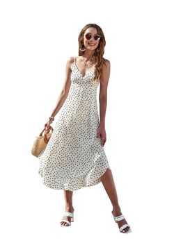 Silvia Ruffino Sukienka w kolorze białym ze sklepu Limango Polska w kategorii Sukienki - zdjęcie 170583449