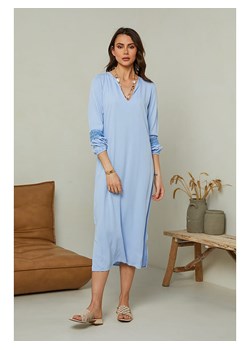 Pure Cotton Sukienka w kolorze błękitnym ze sklepu Limango Polska w kategorii Sukienki - zdjęcie 170584376