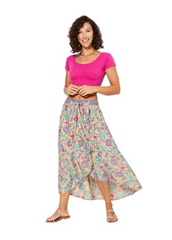 Aller Simplement Spódnica w kolorze beżowo-błękitno-różowym ze sklepu Limango Polska w kategorii Spódnice - zdjęcie 170584686