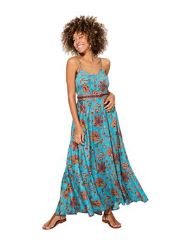 Aller Simplement Sukienka w kolorze błękitno-pomarańczowym ze sklepu Limango Polska w kategorii Sukienki - zdjęcie 170584716