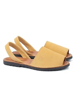 ORTIZ &amp; REED Skórzane sandały &quot;Nocado&quot; w kolorze żółtym ze sklepu Limango Polska w kategorii Sandały damskie - zdjęcie 170584846