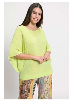 Ulla Popken Sweter w kolorze limonkowym ze sklepu Limango Polska w kategorii Swetry damskie - zdjęcie 170586188