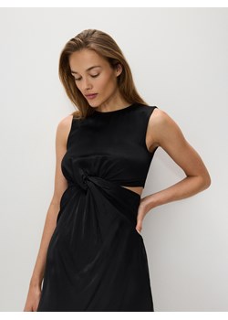 Reserved - Sukienka z wiskozy - czarny ze sklepu Reserved w kategorii Sukienki - zdjęcie 170588376