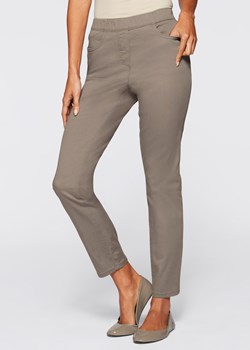 Spodnie bez zamka w talii 7/8 ze sklepu bonprix w kategorii Spodnie damskie - zdjęcie 170589139