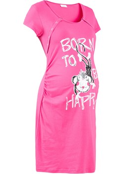Koszula nocna ciążowa i do karmienia, z bawełny ze sklepu bonprix w kategorii Bielizna ciążowa - zdjęcie 170589177