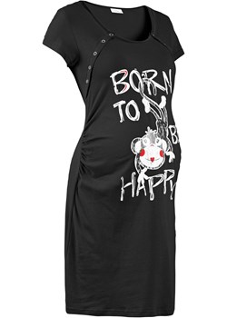 Koszula nocna ciążowa i do karmienia, z bawełny ze sklepu bonprix w kategorii Bielizna ciążowa - zdjęcie 170589178