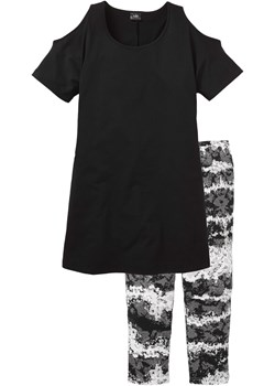 Piżama ze spodniami 3/4 ze sklepu bonprix w kategorii Piżamy damskie - zdjęcie 170589188