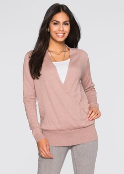 Sweter kopertowy ze sklepu bonprix w kategorii Swetry damskie - zdjęcie 170589199
