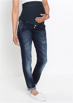 Dżinsy ciążowe Boyfriend ze zwężanymi nogawkami ze sklepu bonprix w kategorii Spodnie ciążowe - zdjęcie 170589557