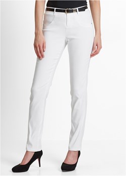 Spodnie ze stretchem ze sklepu bonprix w kategorii Spodnie damskie - zdjęcie 170590569