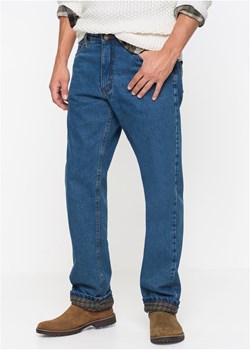 Dżinsy ocieplane CLASSIC FIT STRAIGHT ze sklepu bonprix w kategorii Jeansy męskie - zdjęcie 170590655