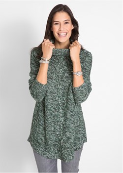 Sweter poncho, długi rękaw ze sklepu bonprix w kategorii Swetry damskie - zdjęcie 170590697