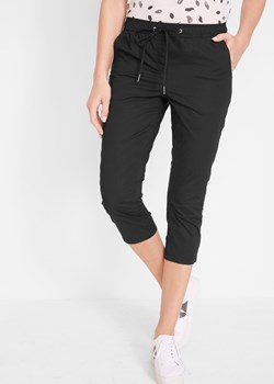 Spodnie 3/4 z wiązanym paskiem ze sklepu bonprix w kategorii Spodnie damskie - zdjęcie 170591309