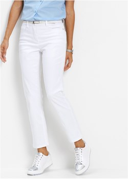 Spodnie ze stretchem 7/8 ze sklepu bonprix w kategorii Spodnie damskie - zdjęcie 170591485