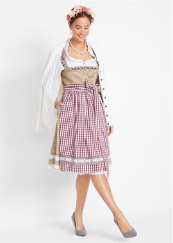 Sukienka ludowa z fartuchem, długość do kolan ze sklepu bonprix w kategorii Sukienki - zdjęcie 170591596