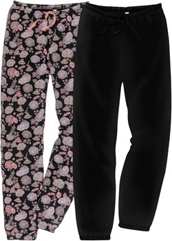 Spodnie do spania (2 pary) ze sklepu bonprix w kategorii Piżamy damskie - zdjęcie 170592055