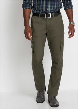 Spodnie bojówki z powłoką z teflonu Regular Fit Straight ze sklepu bonprix w kategorii Spodnie męskie - zdjęcie 170592136