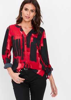 Długa bluzka z nadrukiem ze sklepu bonprix w kategorii Bluzki damskie - zdjęcie 170592177