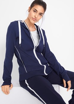 Bluza rozpinana z bawełny ze stretchem ze sklepu bonprix w kategorii Bluzy damskie - zdjęcie 170592189