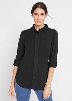 Bluzka z dżerseju, długa ze sklepu bonprix w kategorii Koszule damskie - zdjęcie 170592247