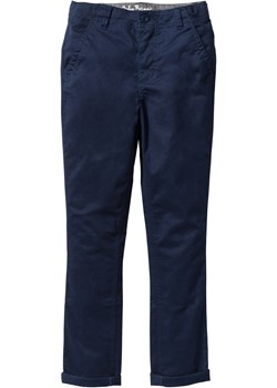 Spodnie chłopięce chino Slim Fit ze sklepu bonprix w kategorii Spodnie chłopięce - zdjęcie 170593017