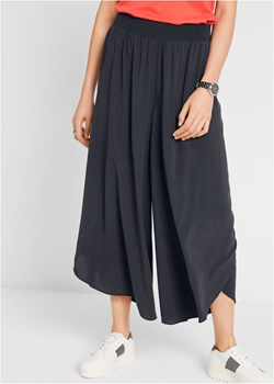 Spodnie culotte z wygodnym paskiem w talii, dł. do łydki ze sklepu bonprix w kategorii Spodnie damskie - zdjęcie 170593219