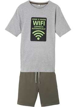 T-shirt chłopięcy + bermudy dresowe (2 części) ze sklepu bonprix w kategorii Komplety chłopięce - zdjęcie 170593257
