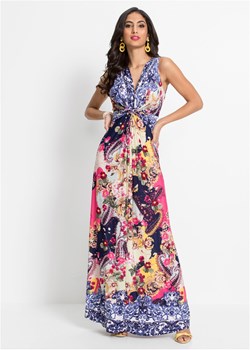 Długa sukienka z nadrukiem ze sklepu bonprix w kategorii Sukienki - zdjęcie 170593497