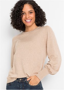 Sweter z balonowymi rękawami ze sklepu bonprix w kategorii Swetry damskie - zdjęcie 170593668