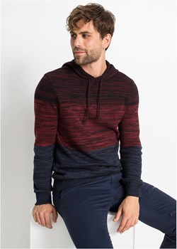 Sweter z kapturem ze sklepu bonprix w kategorii Swetry męskie - zdjęcie 170593678