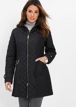 Krótki płaszcz pikowany ze sklepu bonprix w kategorii Płaszcze damskie - zdjęcie 170593738