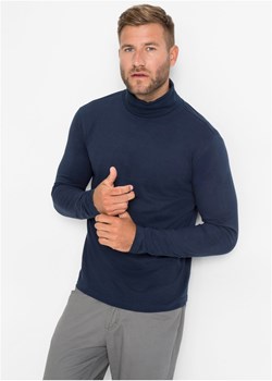 Shirt z długim rękawem i golfem ze sklepu bonprix w kategorii T-shirty męskie - zdjęcie 170593786