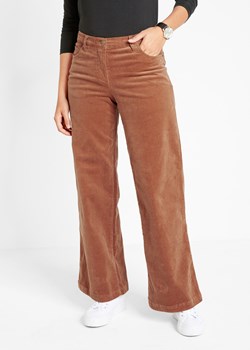 Spodnie sztruksowe Marlena ze sklepu bonprix w kategorii Spodnie damskie - zdjęcie 170593848