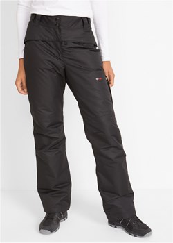 Spodnie narciarskie termoaktywne, Straight, z materiału odpychającego wodę ze sklepu bonprix w kategorii Spodnie damskie - zdjęcie 170594396
