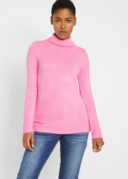 Sweter basic z golfem ze sklepu bonprix w kategorii Swetry damskie - zdjęcie 170594488