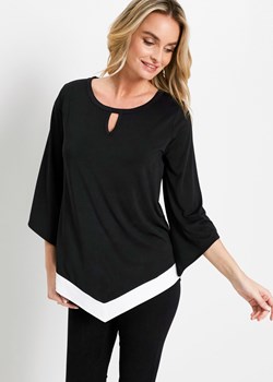 Tunika shirtowa z okrągłym dekoltem ze sklepu bonprix w kategorii Bluzki damskie - zdjęcie 170594715